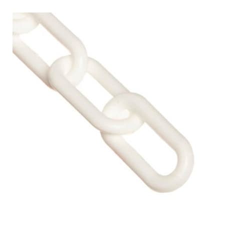 Gec Mr. Chain Plastic Chain, 1in Link, 25'L, HDPE, White 10001-25